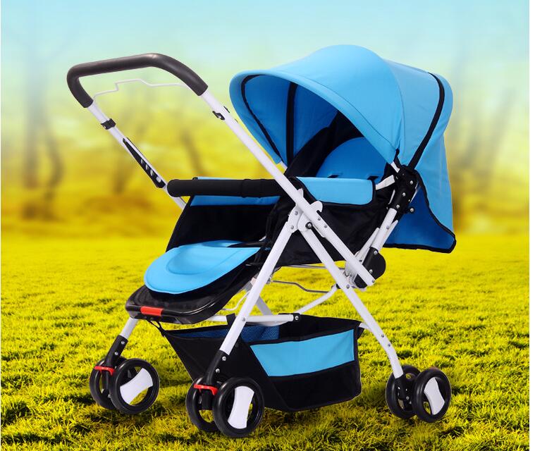 2017 Baby Stroller Activity & Gear multi colors aluminium easily folding baby stroller 3C certification Four Wheels